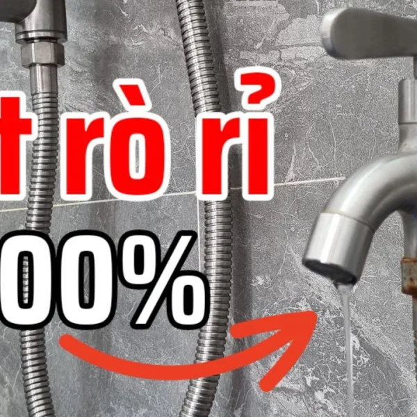 Cách sửa khóa vòi nước