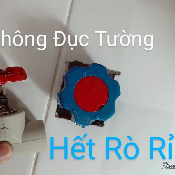 Cách thay van nước âm tường
