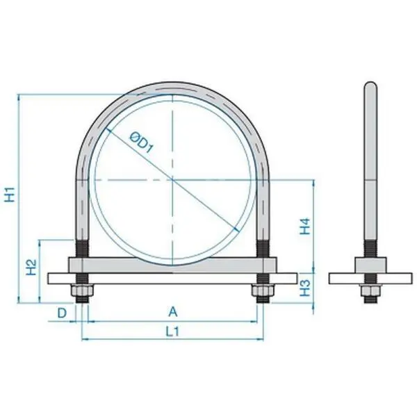 Cùm U Inox 304: Ứng dụng và Ưu điểm