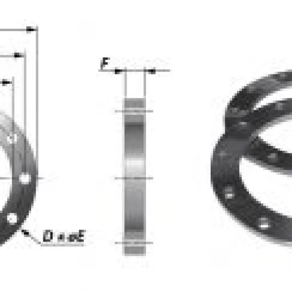 Flange 4 inch dimensions