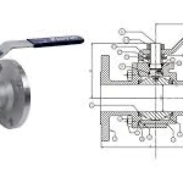 Flange ball valve dimensions