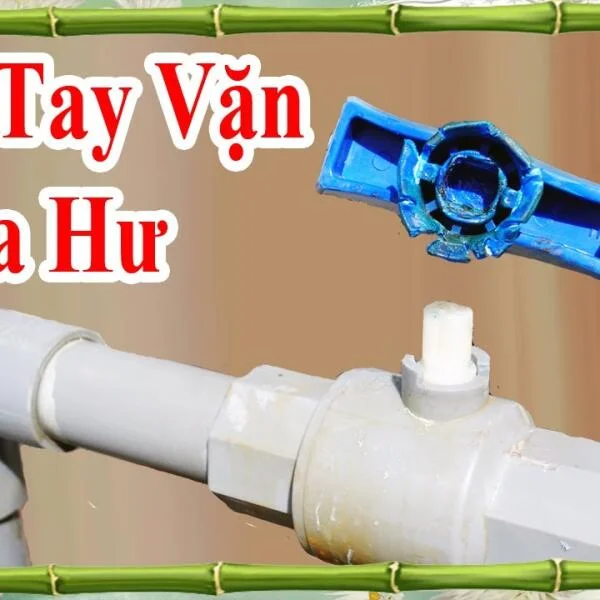 Gãy van ống nước