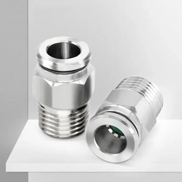 Đầu nối khí nén inox
