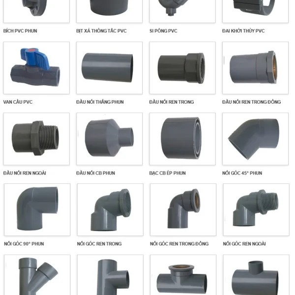 Các phụ kiện ống nước