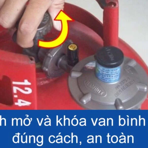 Khoá van ga