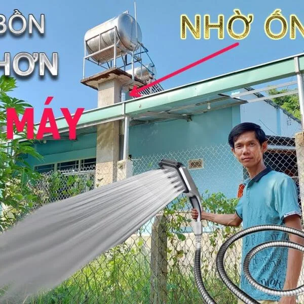 Cách lắp bồn nước chảy mạnh