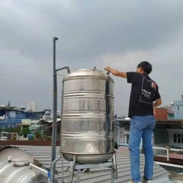 Vá Bồn Nước Inox