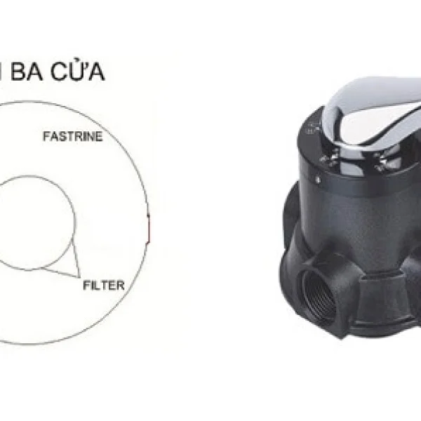 Van 3 cửa lọc nước