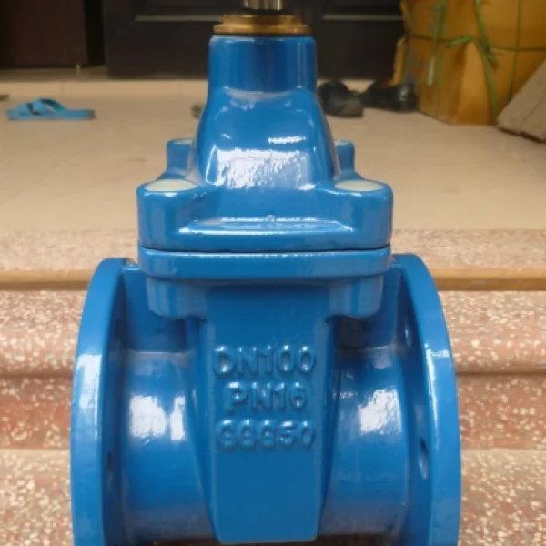 Van chặn mặt bích DN100