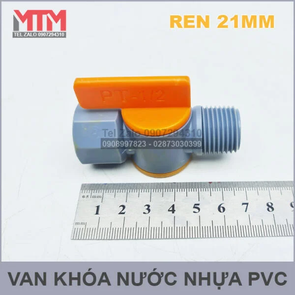 Van khóa nước nhựa 21