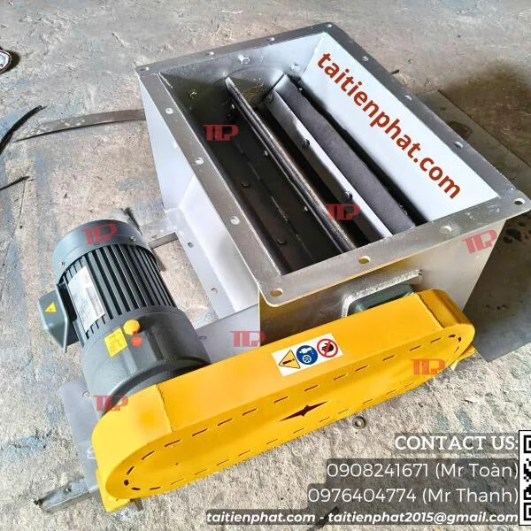 Van xoay xả bụi