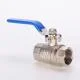 Nickel plated brass ball valve