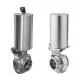Van bướm inox điều khiển khí nén