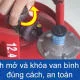 Khoá van ga