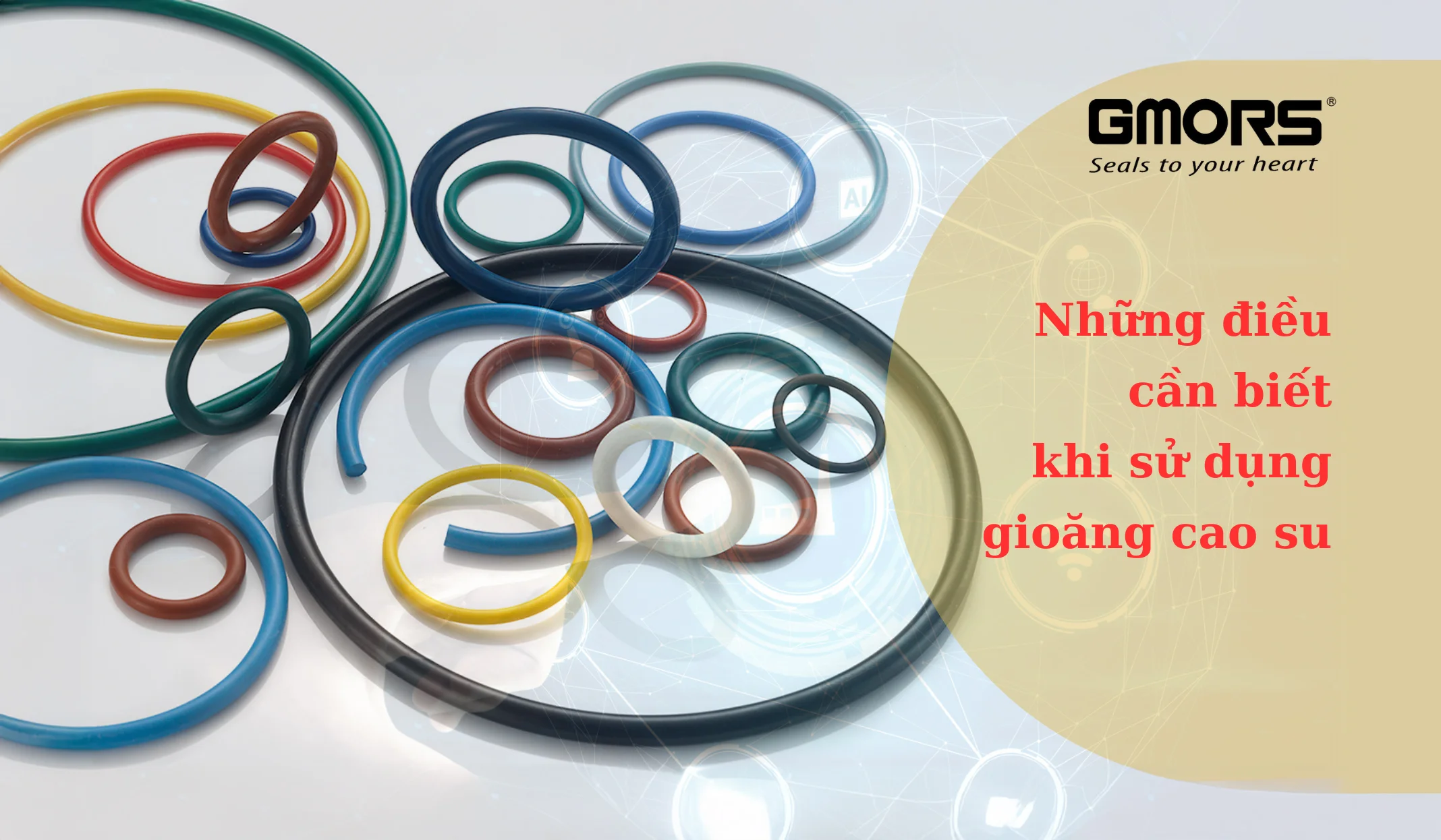 Chú ý khoảng cách để cho gioăng đệm cách ly của bu lôn