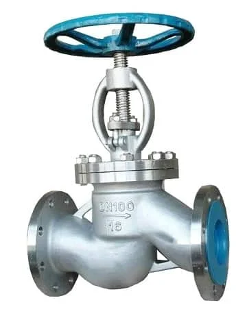 Hình ảnh van cầu hơi chất liệu inox