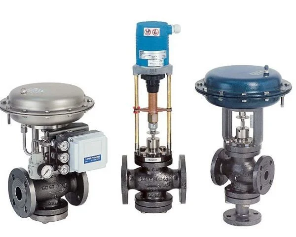Hình ảnh van điều khiển khí nén tại nhà máy