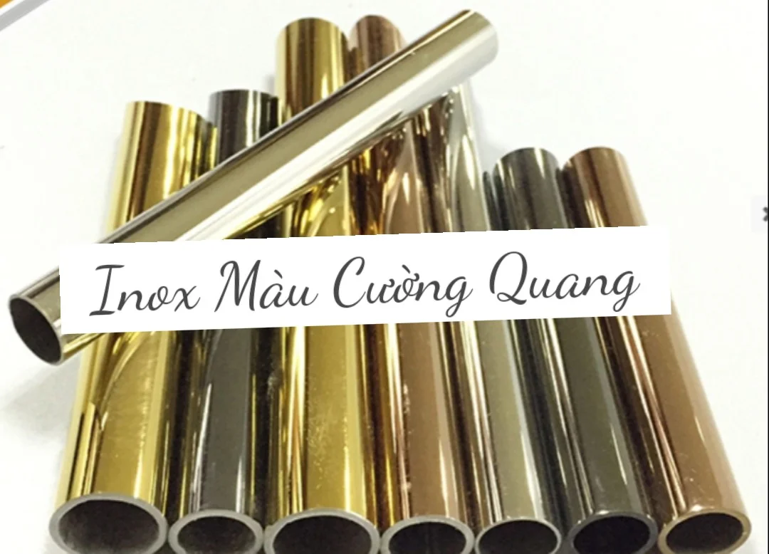 ống inox màu vàng thường được làm từ thép 