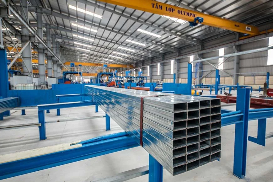 Thép ống tại nhà máy