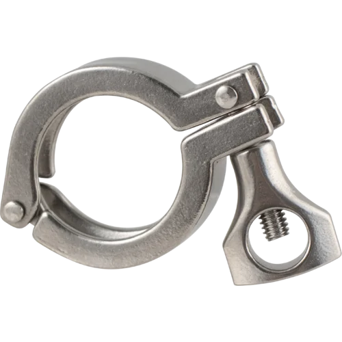 Tri clamp được lắp đặt bằng cách nối kẹp ống