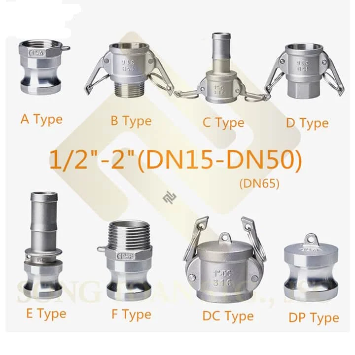 Khớp nối được sản xuất từ chất liệu inox chất lượng cao như inox 304