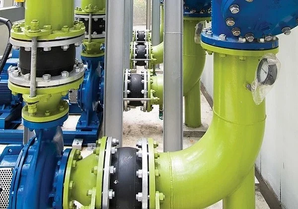 Khớp nối mềm cao su được sử dụng nhiều trong các ứng dụng công nghiệp,