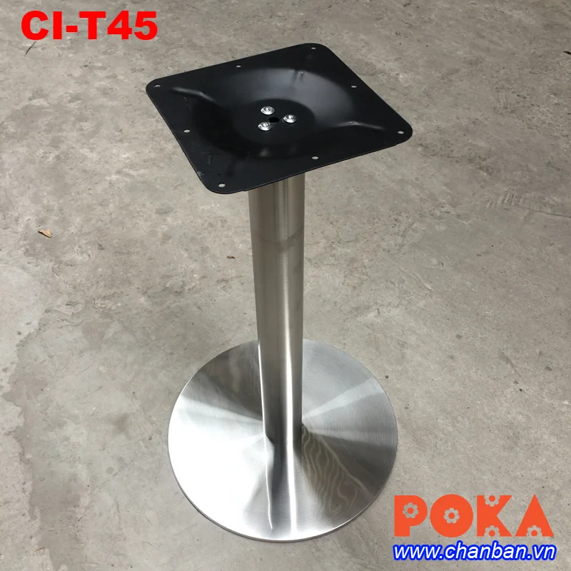 Chân inox tròn có nhiều kích thước