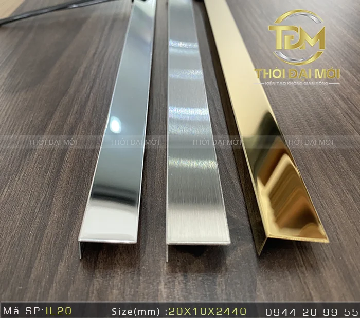 Việc lựa chọn inox chữ L