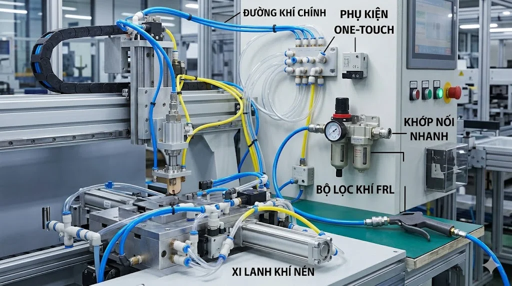 Ứng dụng trong nhà máy và dây chuyền sản xuất