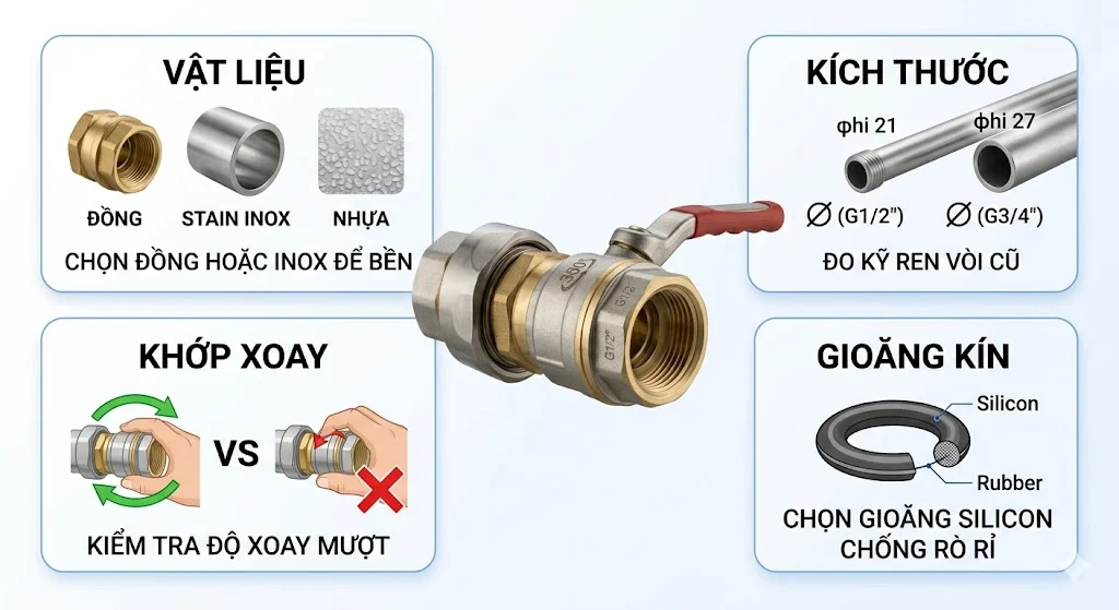 Hướng dẫn chọn sản phẩm van