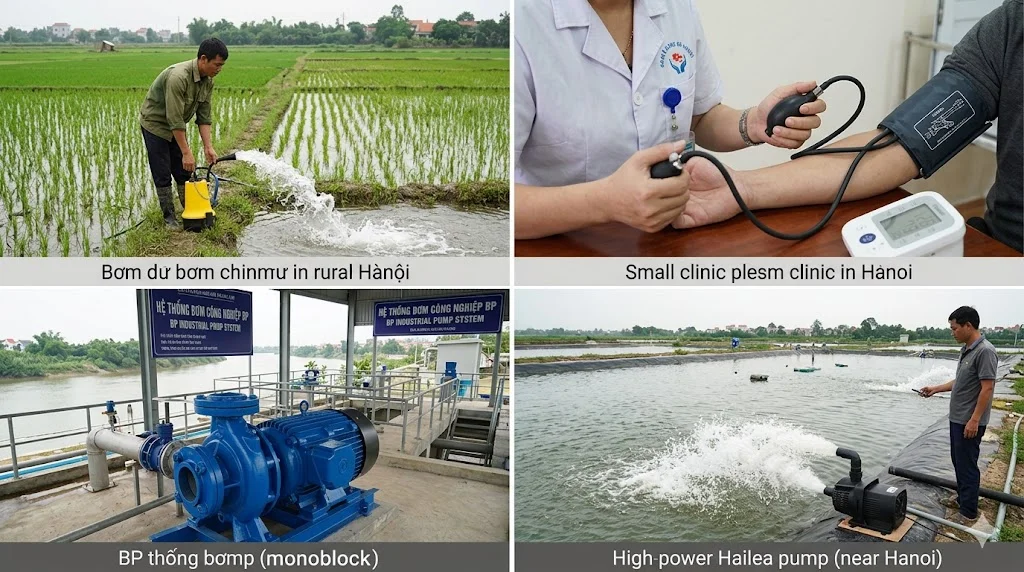 Cách chọn bơm B P đúng kỹ thuật