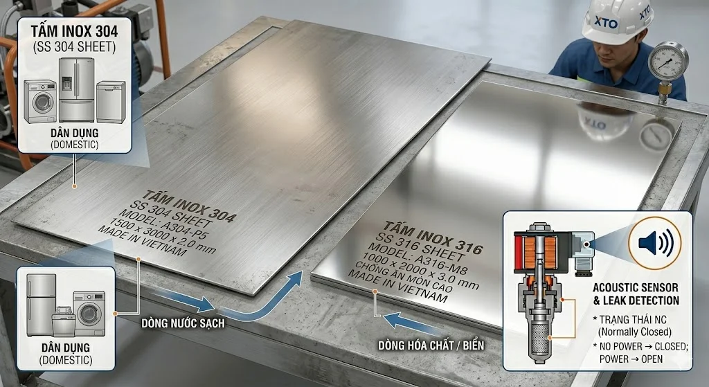 Tổng quan ngoại hình của inox