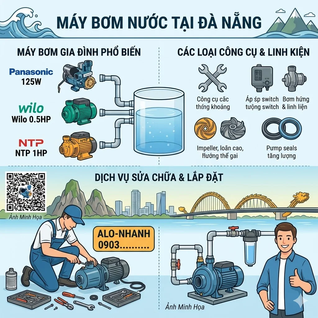 Giá máy bơm tại Đà Nẵng