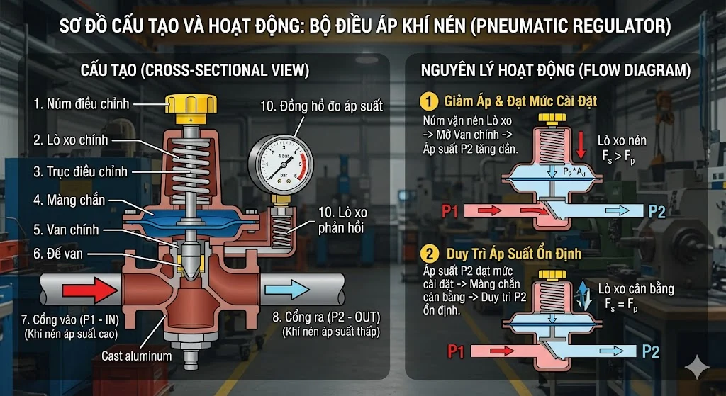 Giới thiệu về bộ điều áp khí 