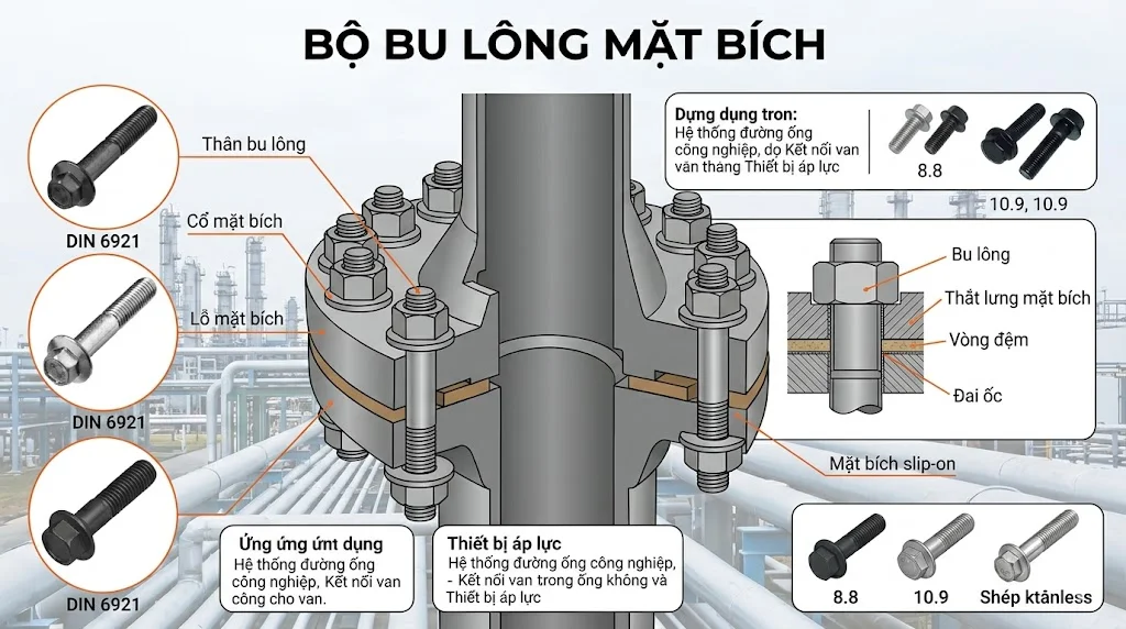 Khái niệm bulong bích và đặc điểm nổi bật