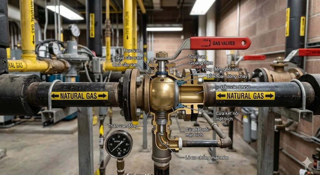 Gas valve và ứng dụng thực tế