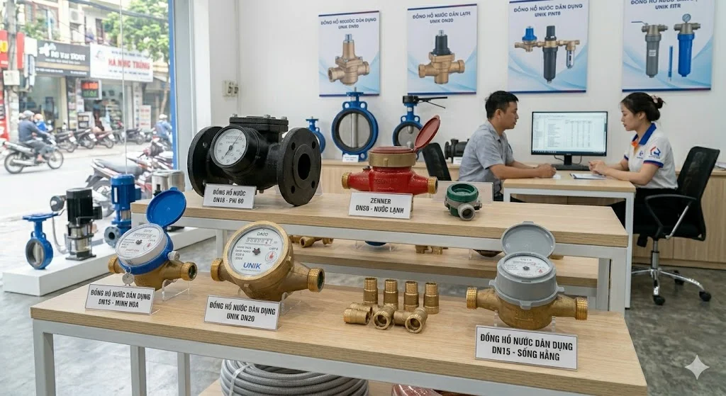 Cách chọn đồng hồ nước phù hợp