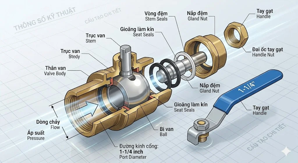 Cách chọn valve 114 đúng kỹ thuật