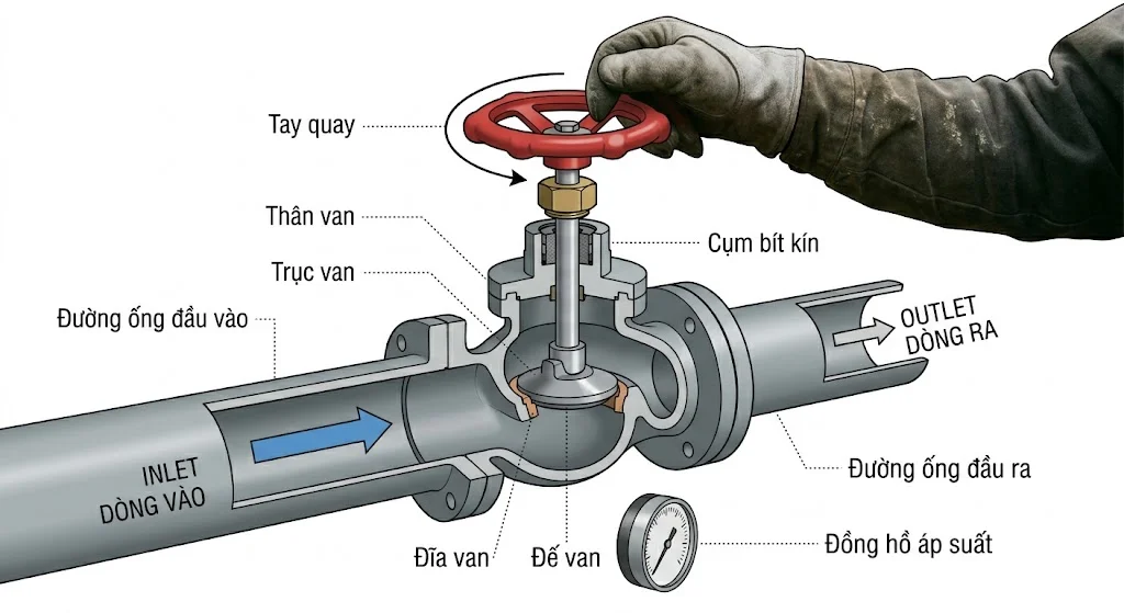 Các loại Van Cock phổ biến