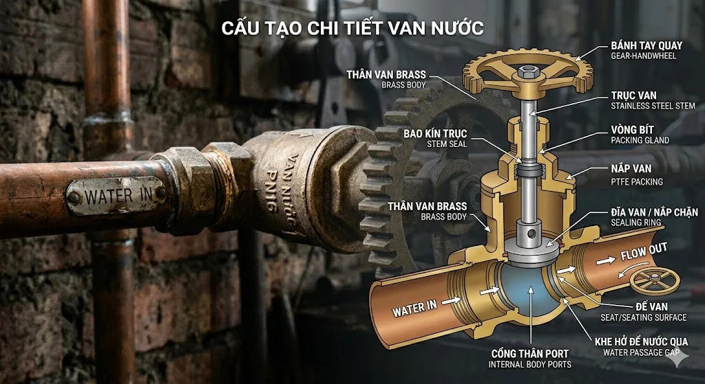 Van nước răng và ứng dụng thực tế