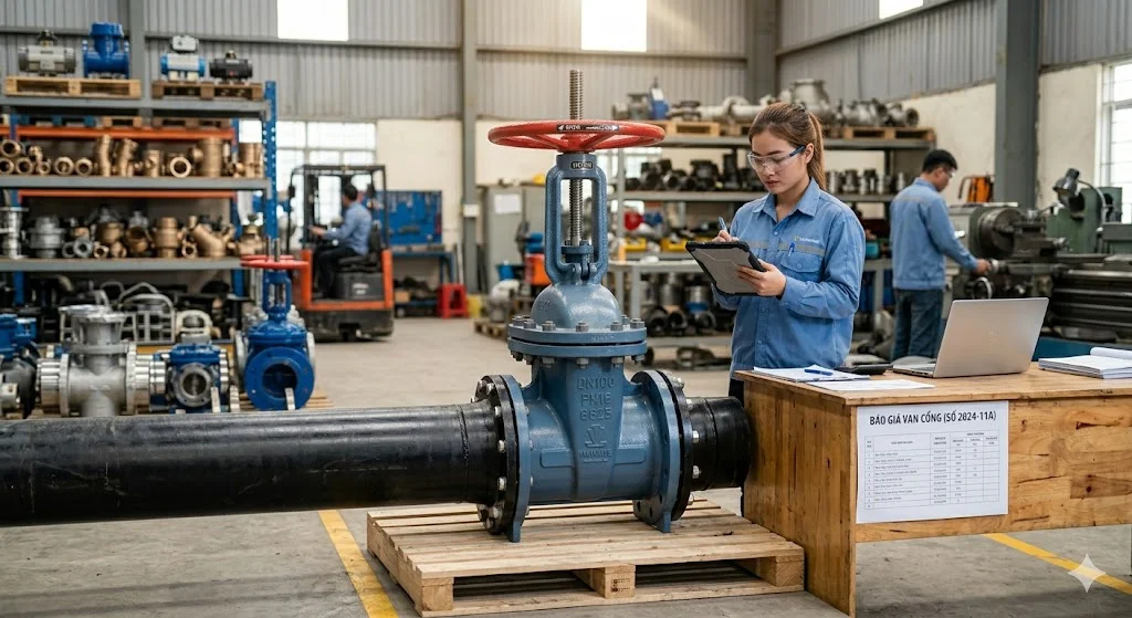 Các yếu tố ảnh hưởng đến báo giá van