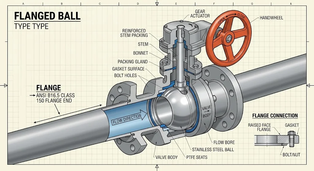 Giới thiệu về Ball Valve Flange