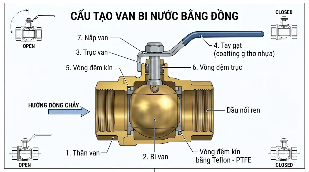 Các yếu tố ảnh hưởng đến Giá van nước