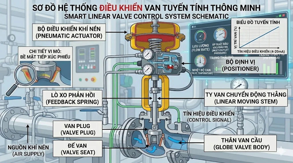 Lợi ích khi đầu tư van tuyến tính chất lượng