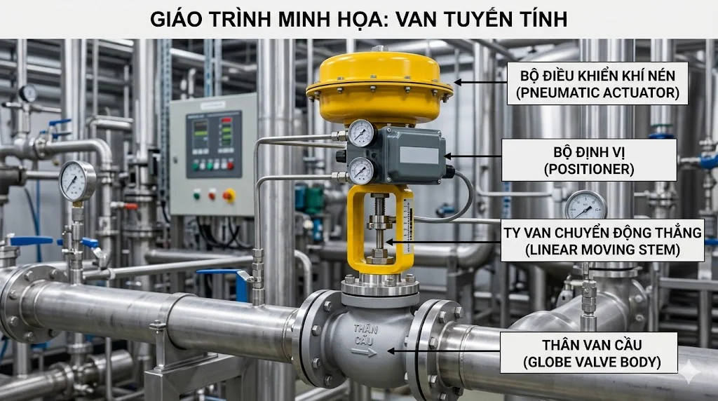 Giá của van tuyến tính và ứng dụng thực tế