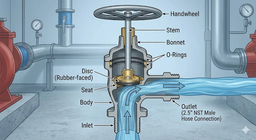 Khái niệm Hydrant Angle Valve và đặc điểm nổi bật