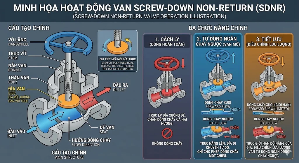 Khái niệm SDNR Valve và đặc điểm nổi bật