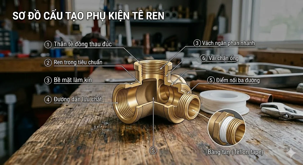 Các loại T ren phổ biến hiện nay