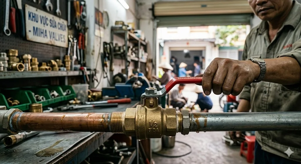 Cách chọn nhà cung cấp Van bi đồng tay gạt uy tín