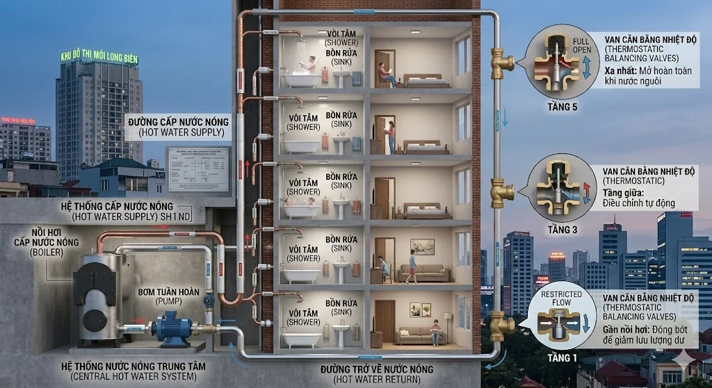 Cấu tạo của Van cân bằng nước 